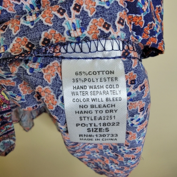 Umgee USA Tribal Babydoll Tunic dress - Picture 3 of 5